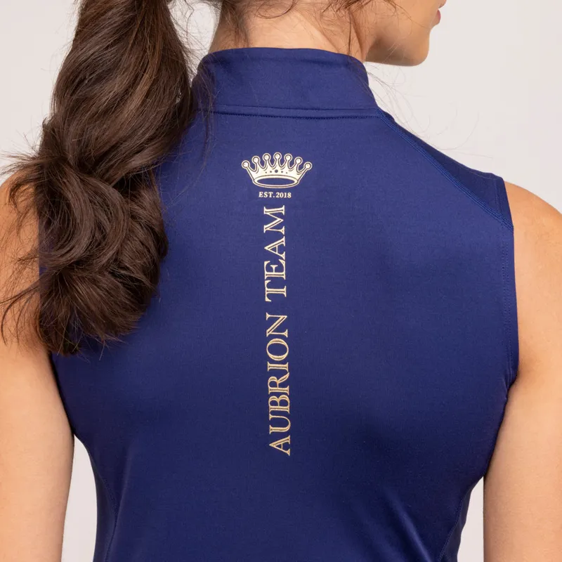 Aubrion Team Sleeveless Base Layer in Umber-3